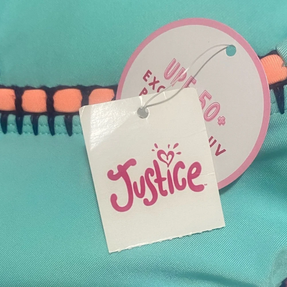 Justice  Aqua Bikini Set